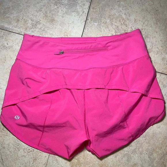 Lululemon speed up 4” sonic pink rare hot pink - Picture 12 of 14